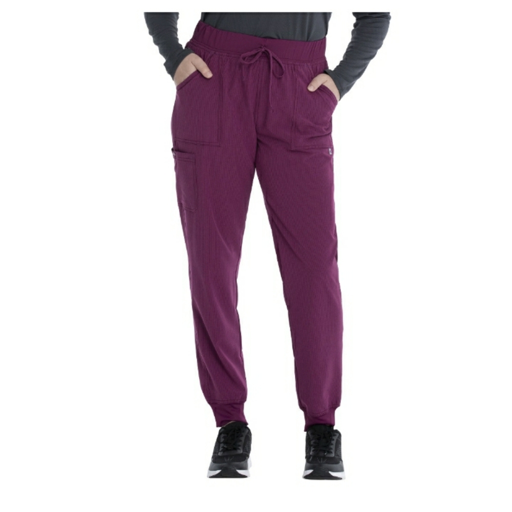 3XL Scrubstar Supreme Yoga Drawstring Pants heather wine